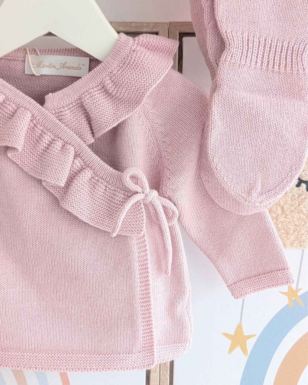 Conjunto Polaina Lena Rosa Empolvado - Martín Aranda