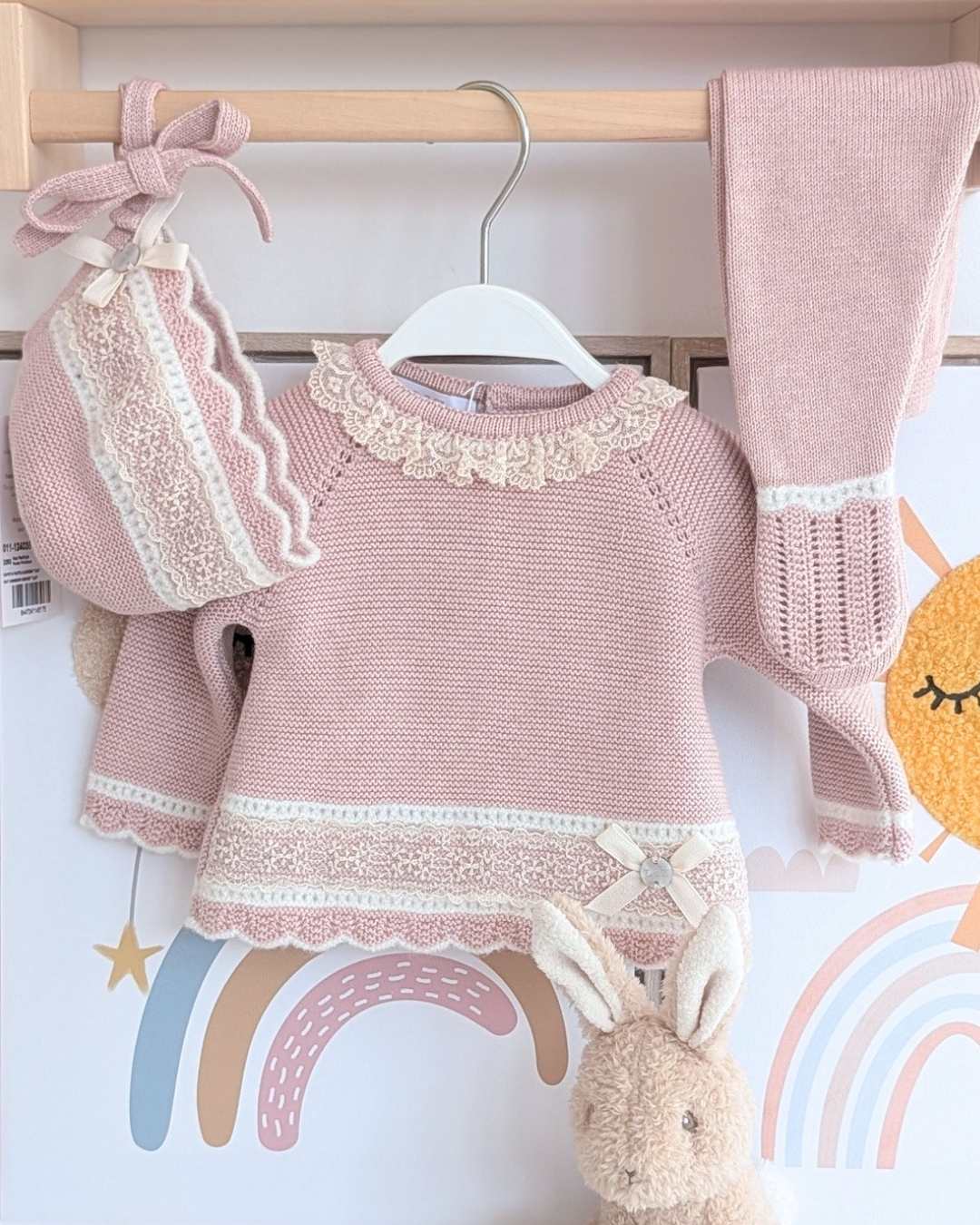 Conjunto Polaina Lua Rosa Palo - Paz Rodriguez