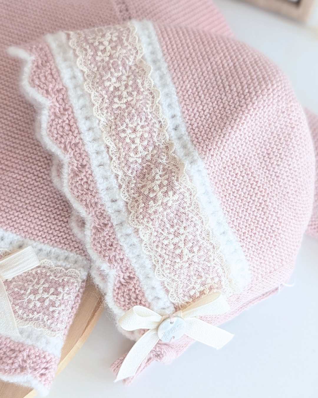 Conjunto Polaina Lua Rosa Palo - Paz Rodriguez