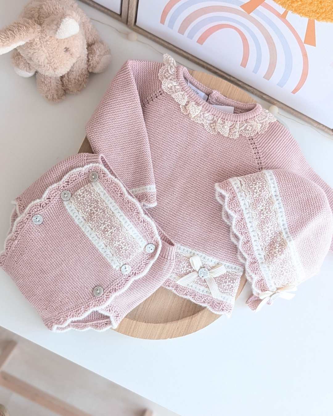 Conjunto Braguita Lua Rosa Palo - Paz Rodriguez