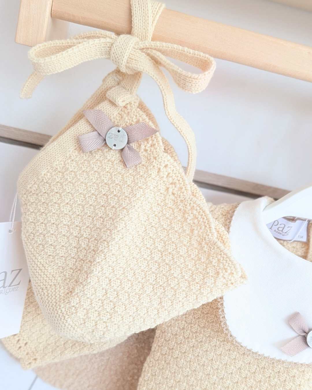 Conjunto Polaina Mel Amarillo Tiza - Paz Rodriguez