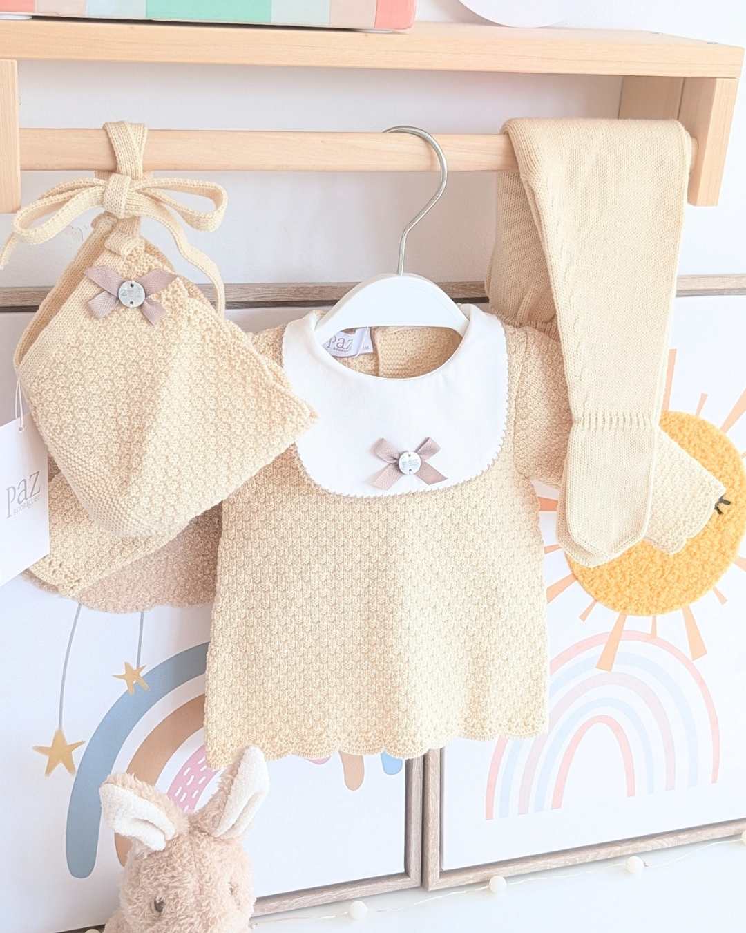 Conjunto Polaina Mel Amarillo Tiza - Paz Rodriguez