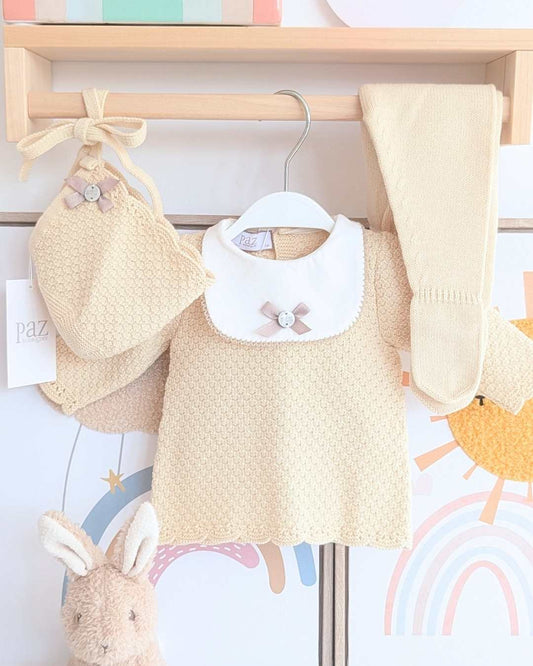 Conjunto Polaina Mel Amarillo Tiza - Paz Rodriguez
