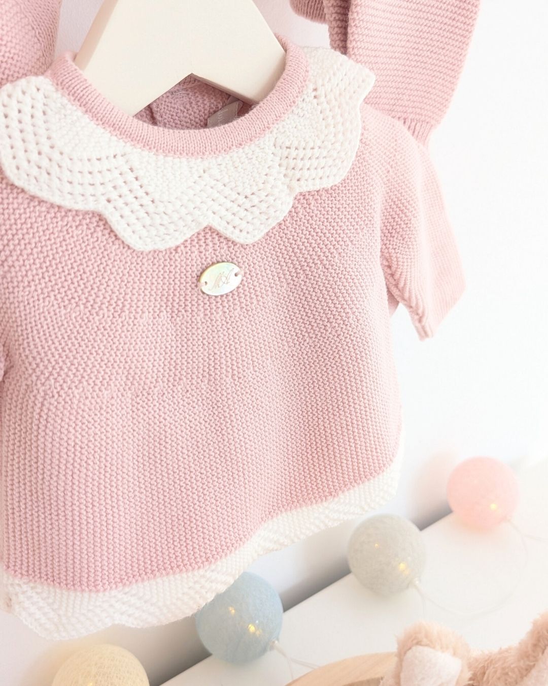 Conjunto Polaina Niña Leeds Rosa Empolvado -  Martin Aranda