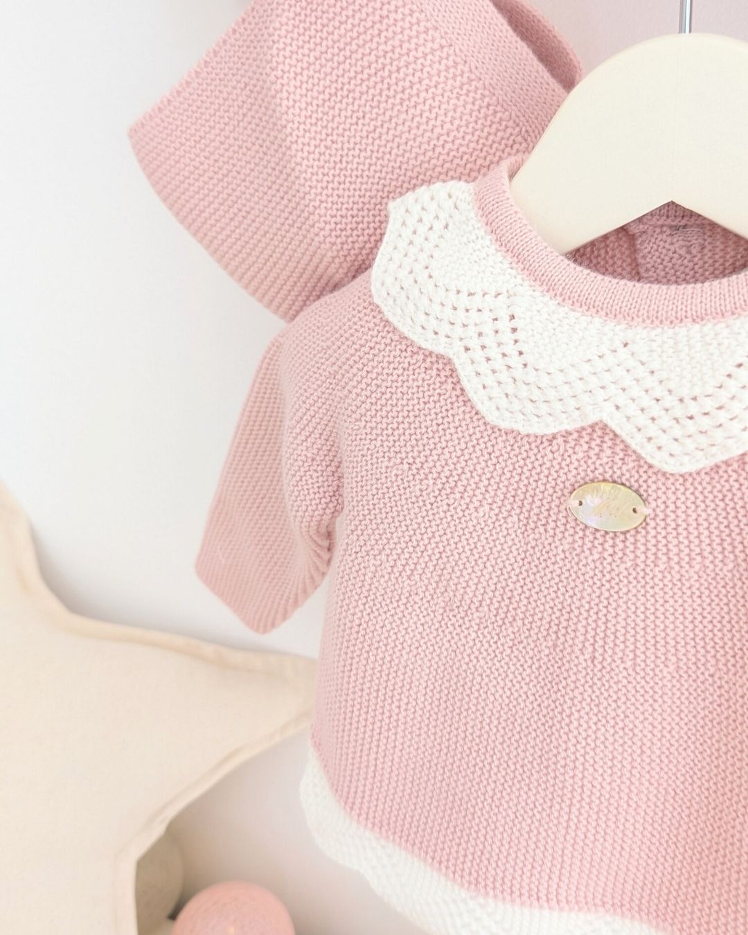 Conjunto Polaina Niña Leeds Rosa Empolvado -  Martin Aranda