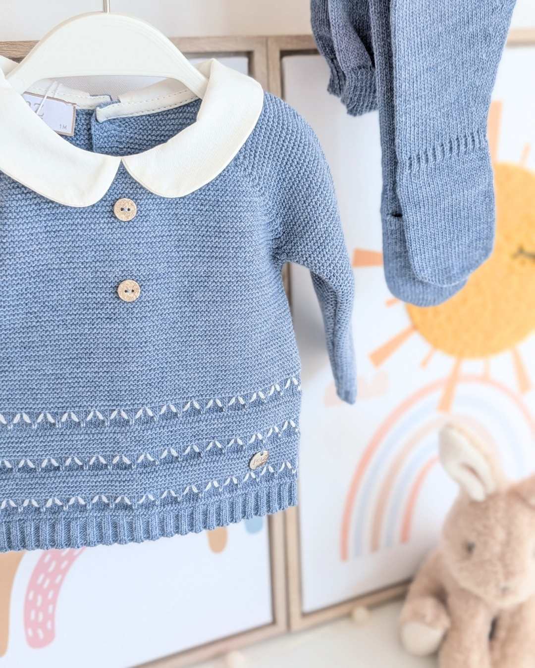 Conjunto Polaina Ponte Azul Zafiro - Paz Rodriguez