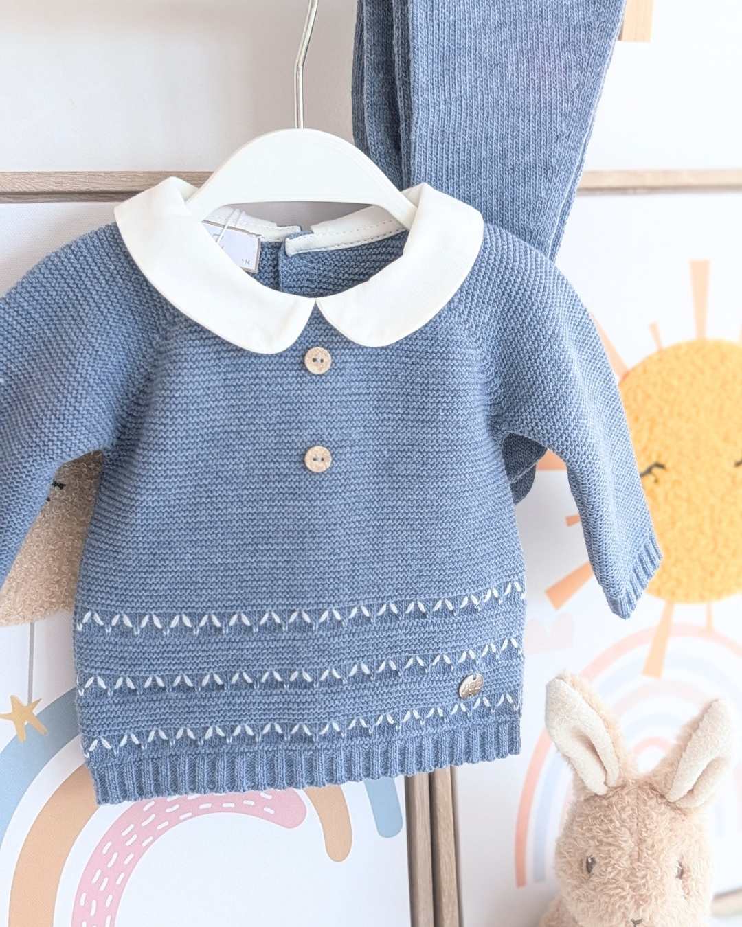 Conjunto Polaina Ponte Azul Zafiro - Paz Rodriguez