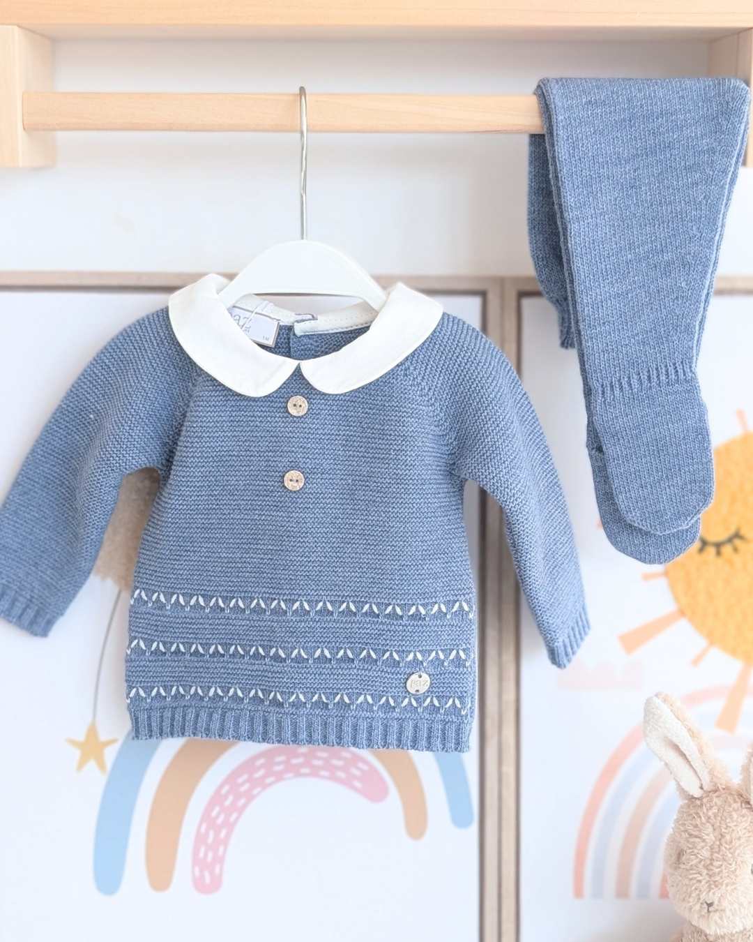 Conjunto Polaina Ponte Azul Zafiro - Paz Rodriguez
