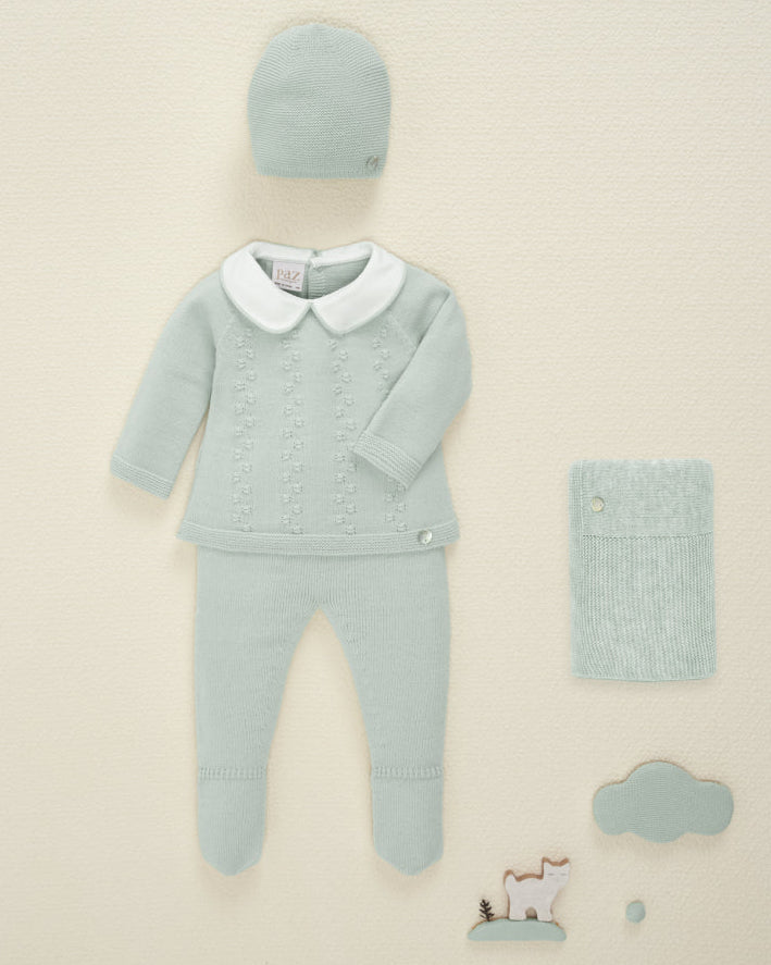 Conjunto Polaina Niño Minino Verde Palo 103-102997 - Paz Rodriguez