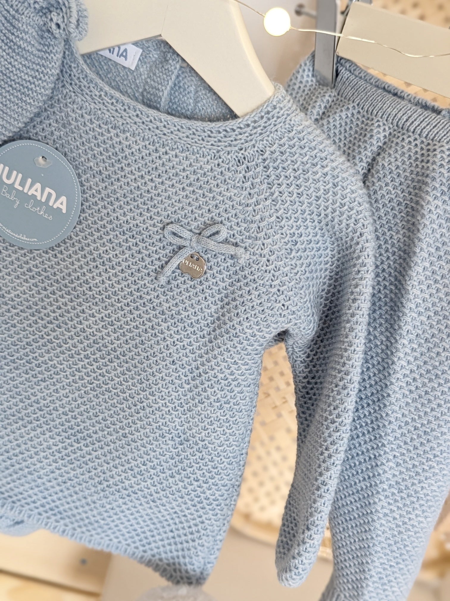 Conjunto Polaina Recogidas Azul - Colección Piano de Juliana