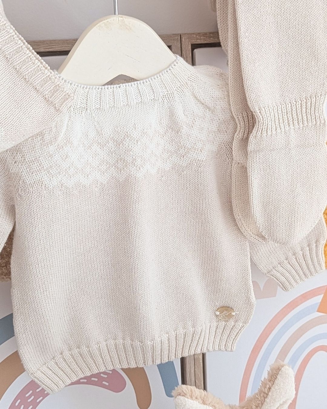 Conjunto Polaina Salas Beige - Martín Aranda