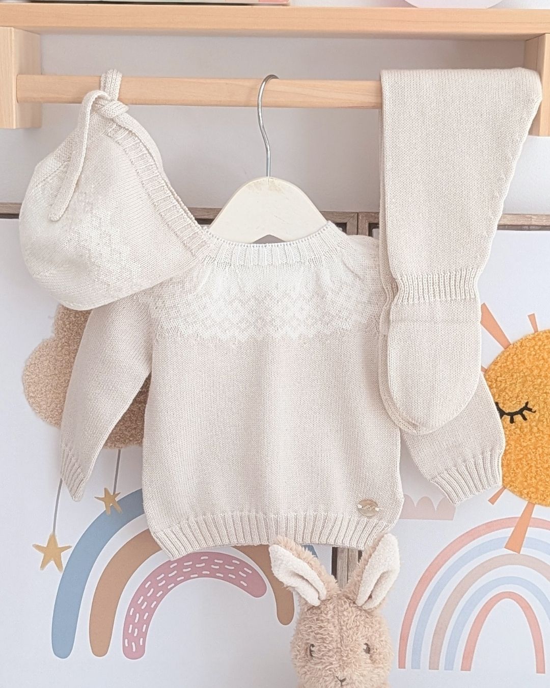 Conjunto Polaina Salas Beige - Martín Aranda
