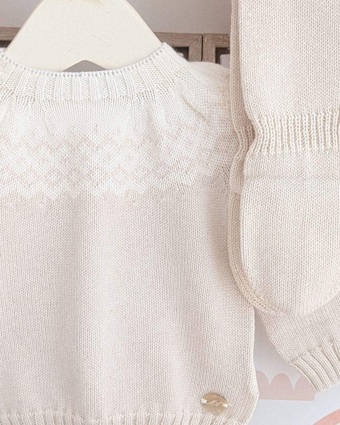 Conjunto Polaina Salas Beige - Martín Aranda