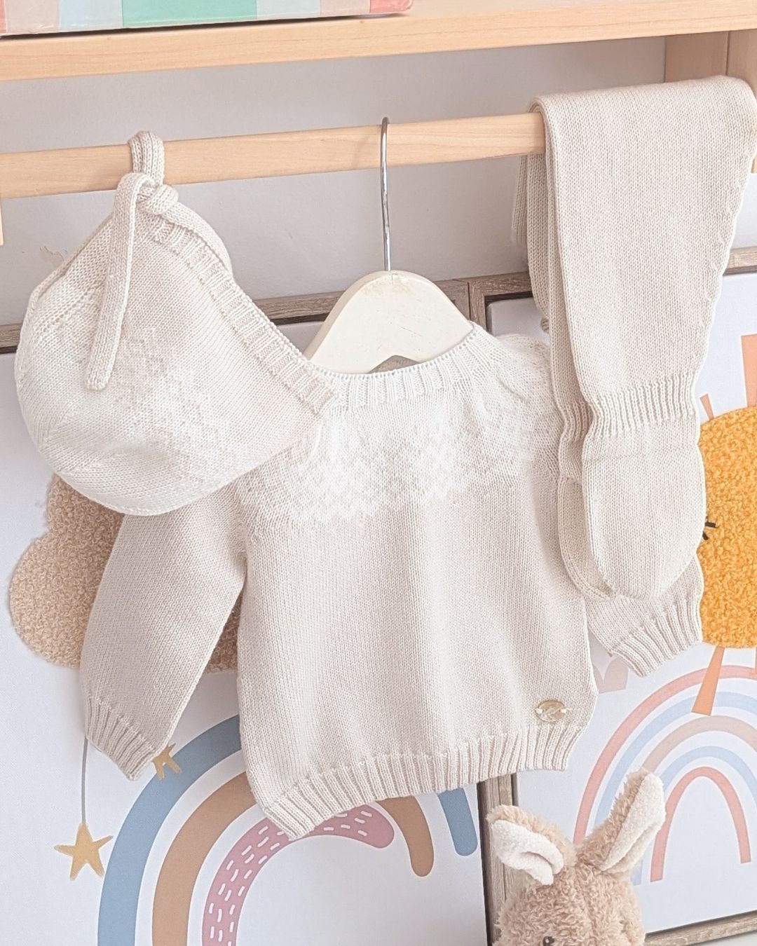 Conjunto Polaina Salas Beige - Martín Aranda