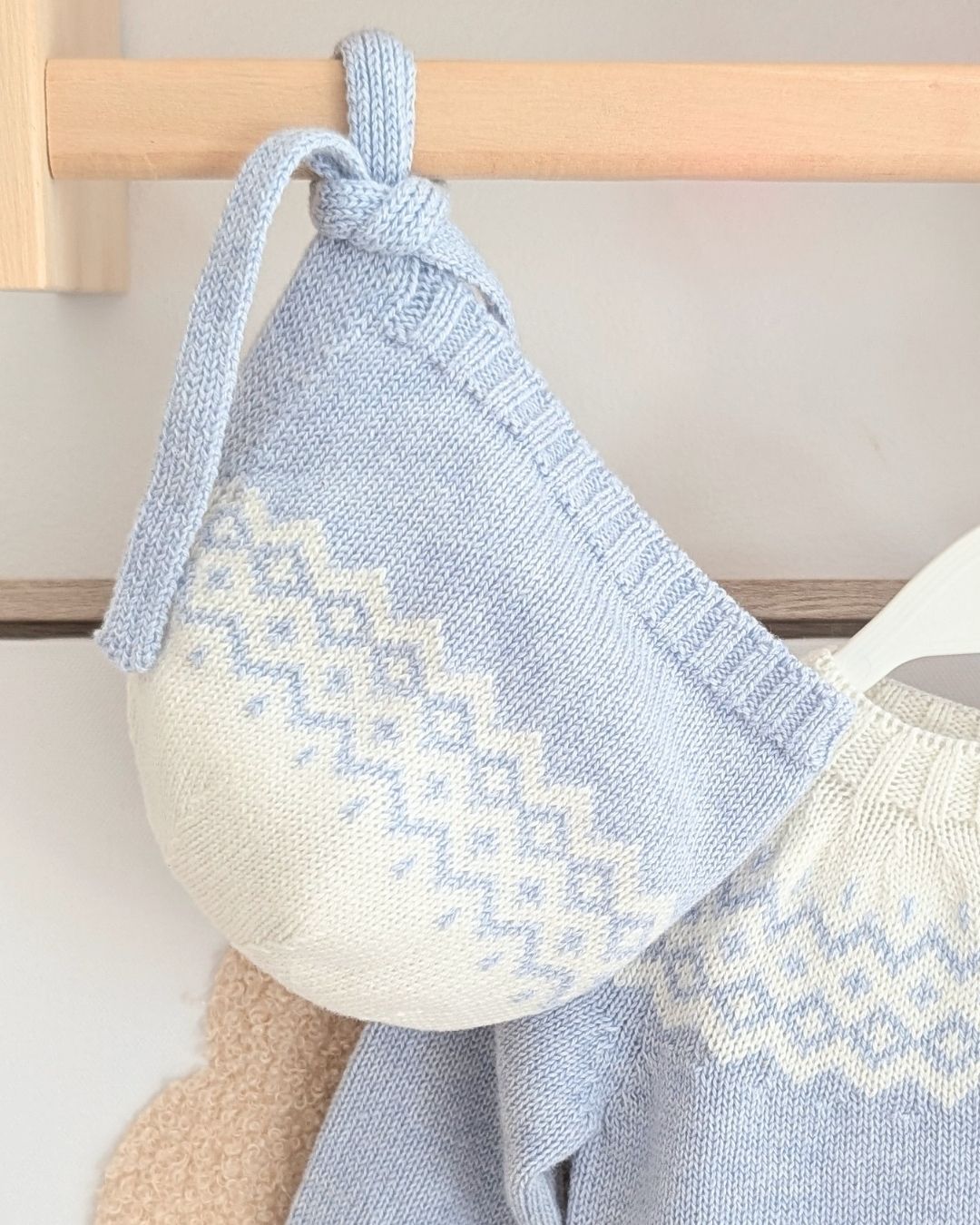 Conjunto Polaina Salas Celeste Empolvado  - Martín Aranda