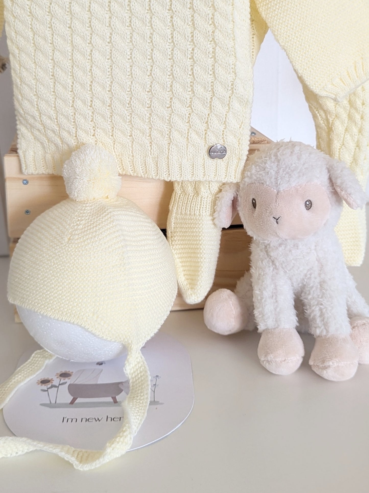 Conjunto Polaina Trenzas Amarillo - Colección Poesía de Juliana