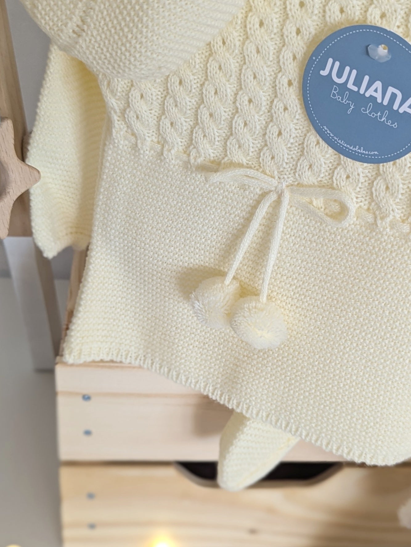 Conjunto Polaina Trenzas Amarillo - Colección Poesía de Juliana