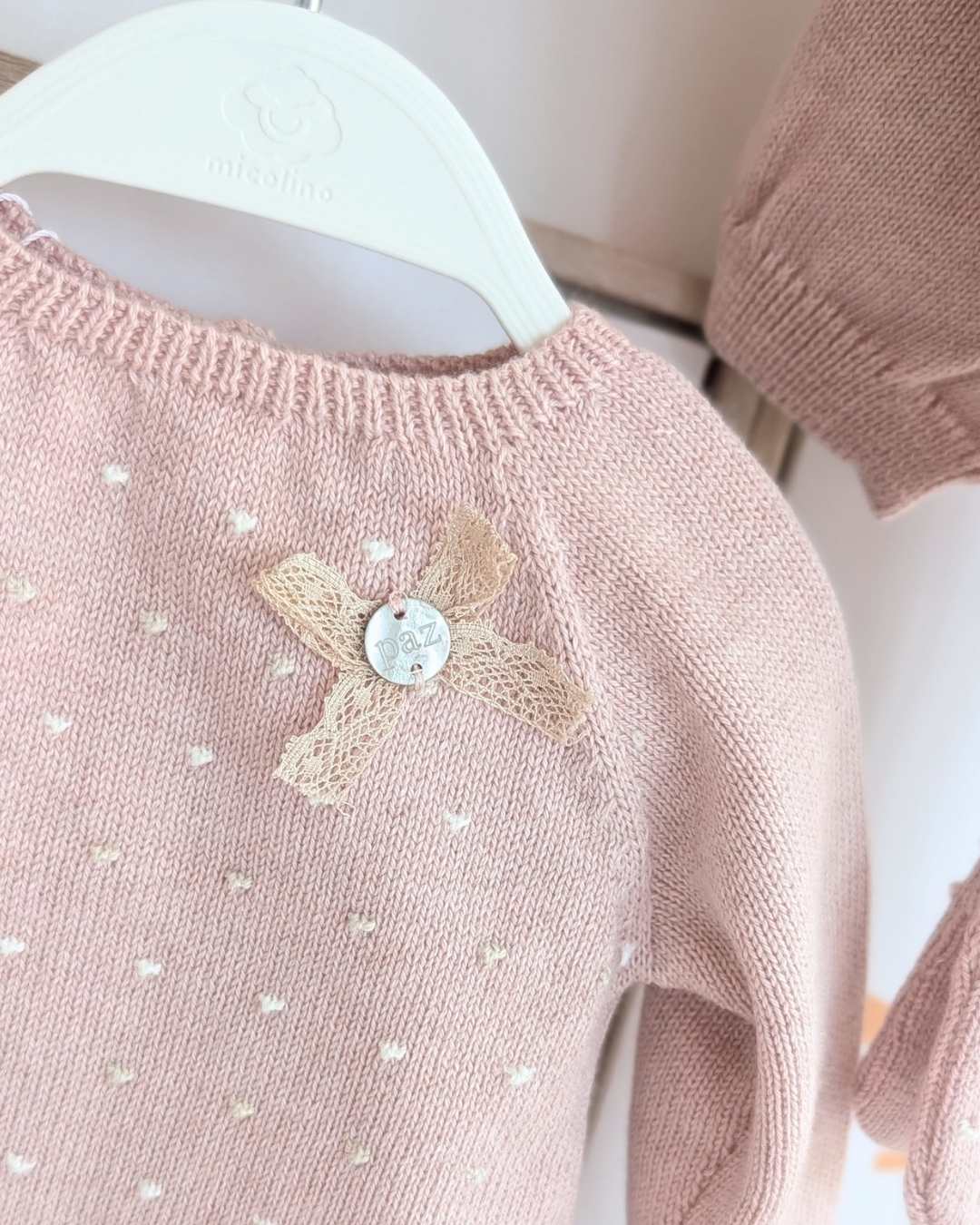 Conjunto Polaina Val Rosa Palo - Paz Rodriguez