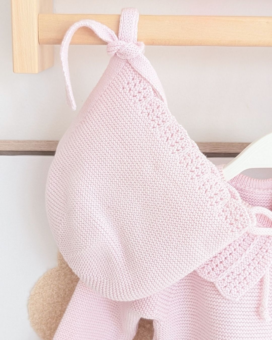 Conjunto Polaina Volante Pravia Rosa Bebé - Martín Aranda