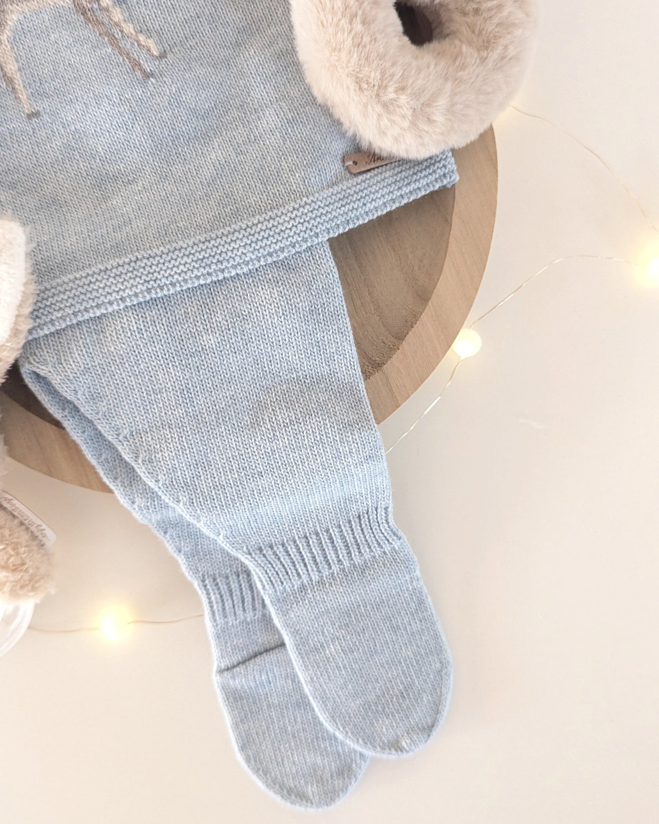 Conjunto Polaina York Celeste Grisáceo -  Martin Aranda