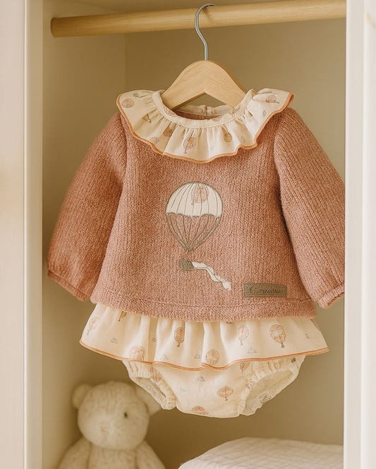 Conjunto Pololo Anemoi Nude 11182 - Calamaro