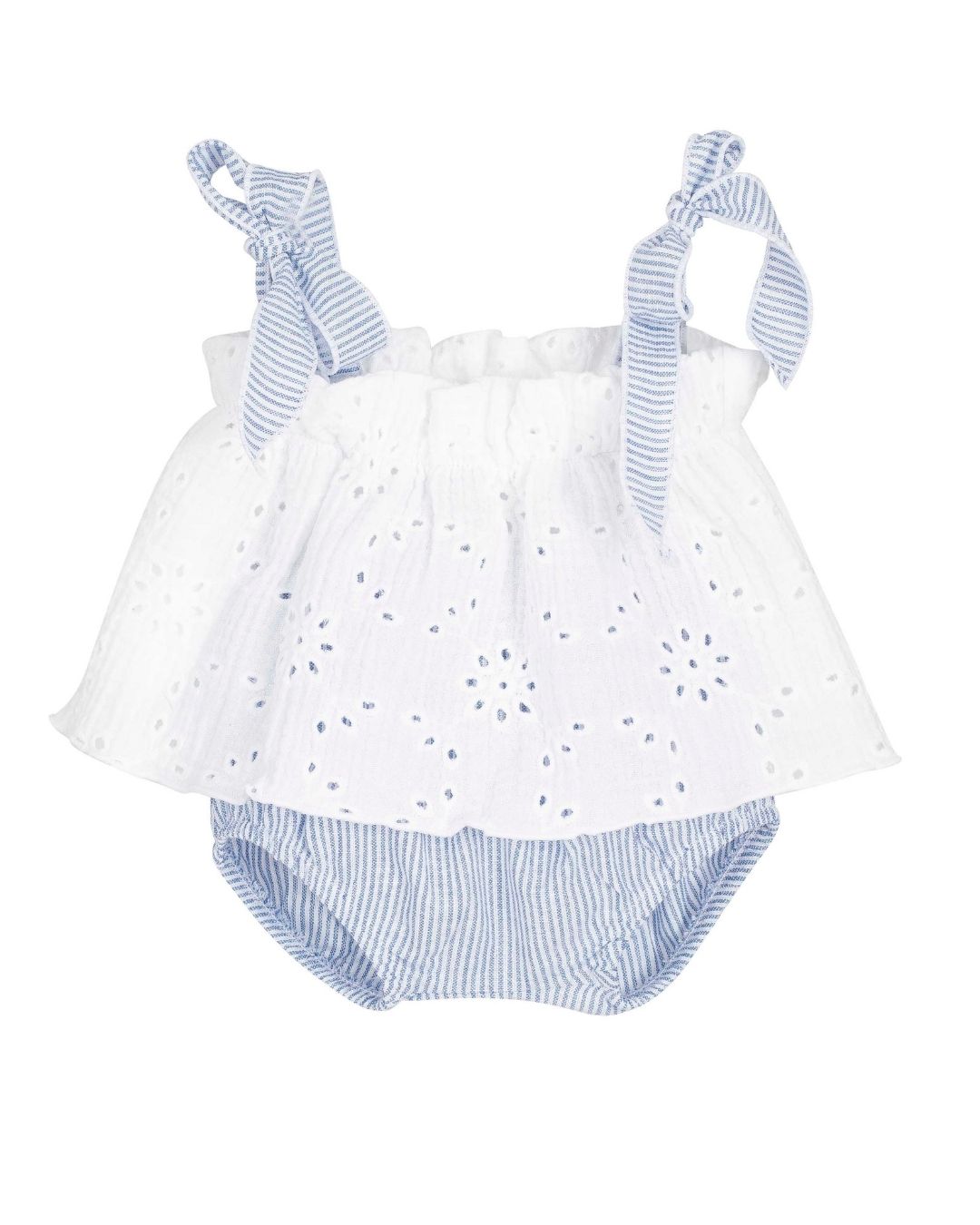 Conjunto Pololo y Blusa KERALA Celeste - Calamaro