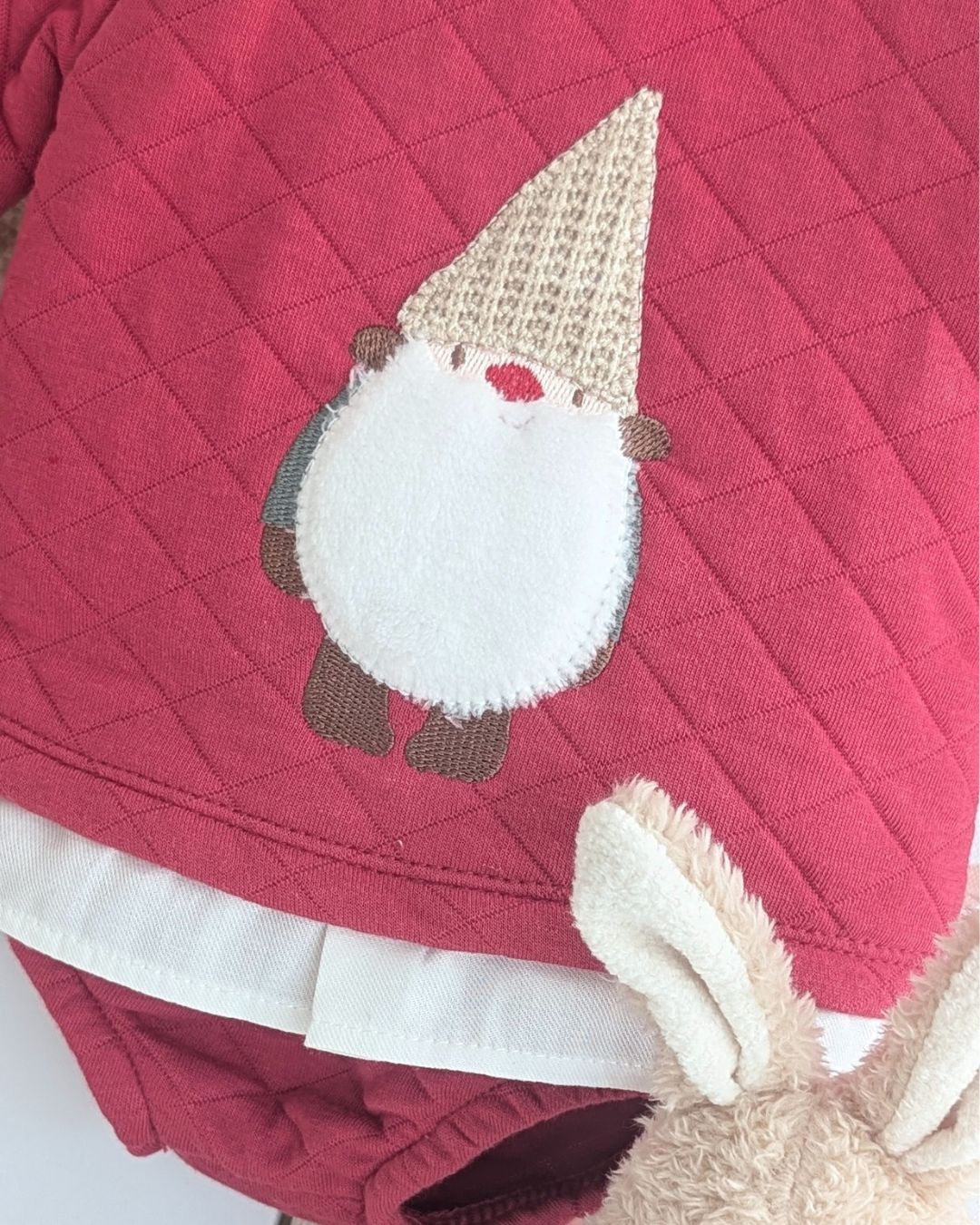 Conjunto Ranita Cuello Bebé Gnomo Granate - Babidu