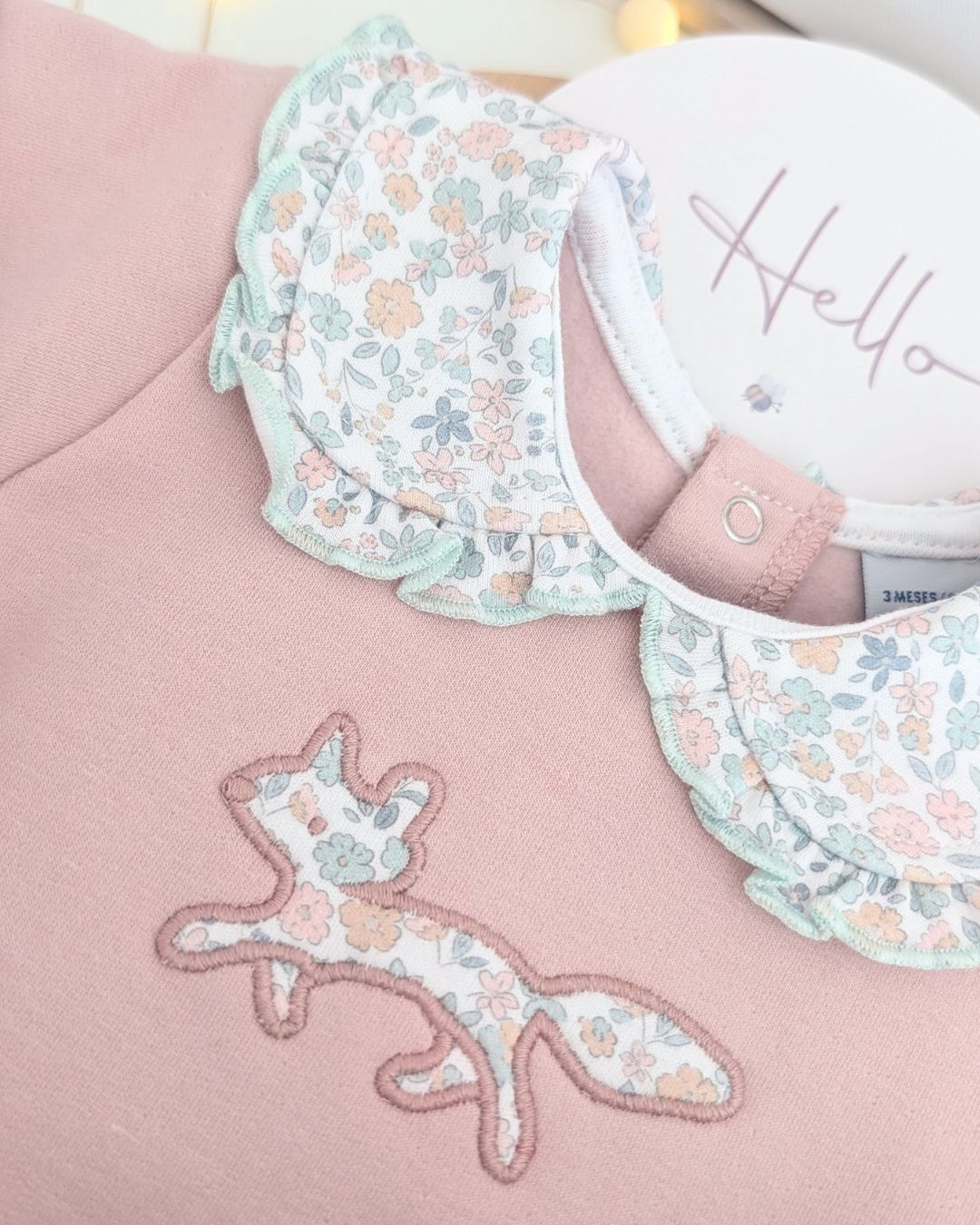Conjunto Ranita Cuello Volante Bosco Maquillaje - Babidu
