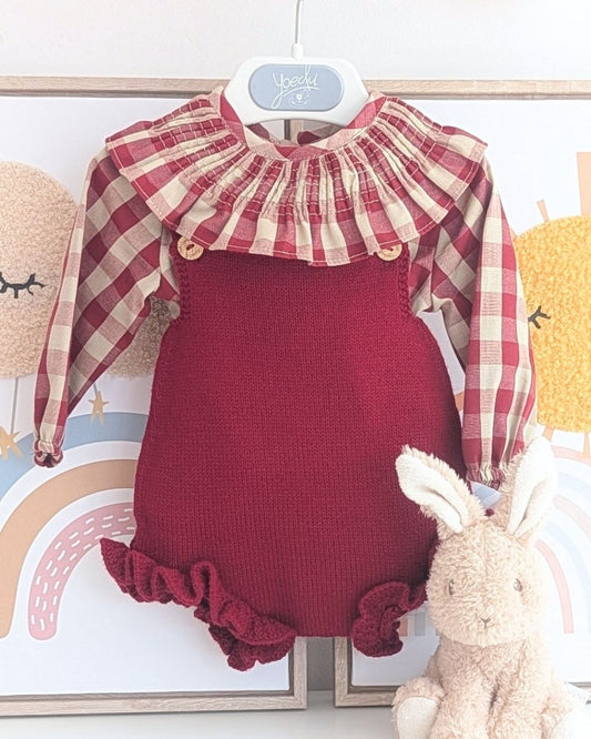 Conjunto Ranita Familia Guinda Art.1804 - Yoedu