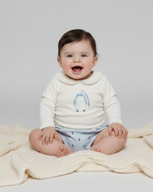 Conjunto Ranita Pinguino Celeste - Street Monkey 352004