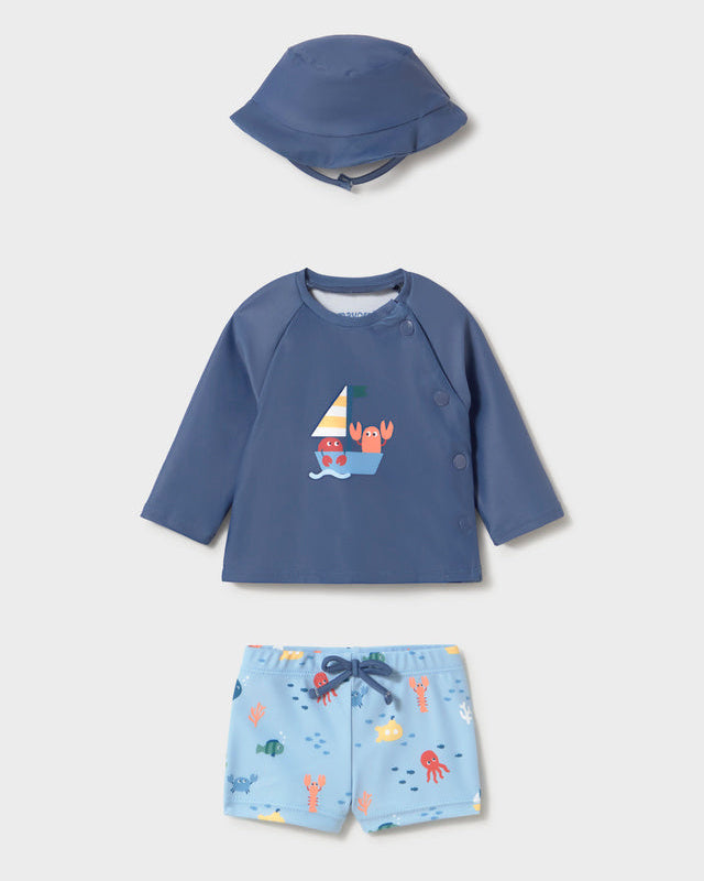 Conjunto Baño Niño Mostaza 1617-026 - Mayoral