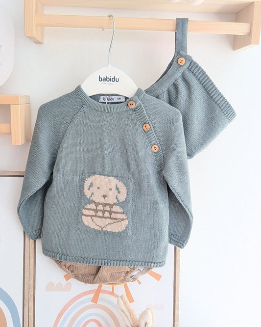 Conjunto Bebé Con Capota Perrito - Babidu