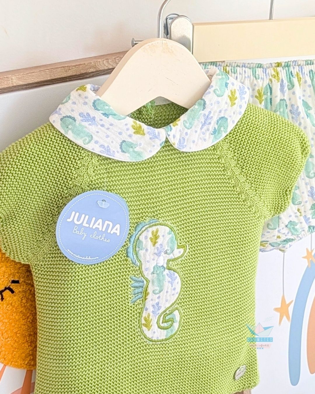 Conjunto Bebé Mar Caballito Verde Lima 🍋‍🟩 Colección Lima - Juliana