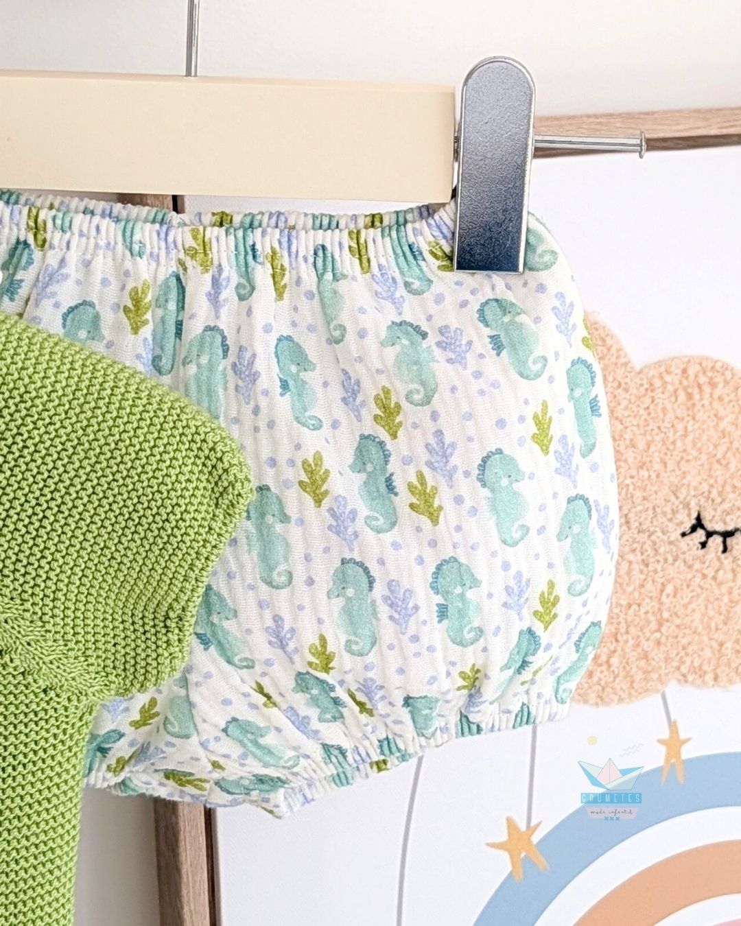 Conjunto Bebé Mar Caballito Verde Lima 🍋‍🟩 Colección Lima - Juliana