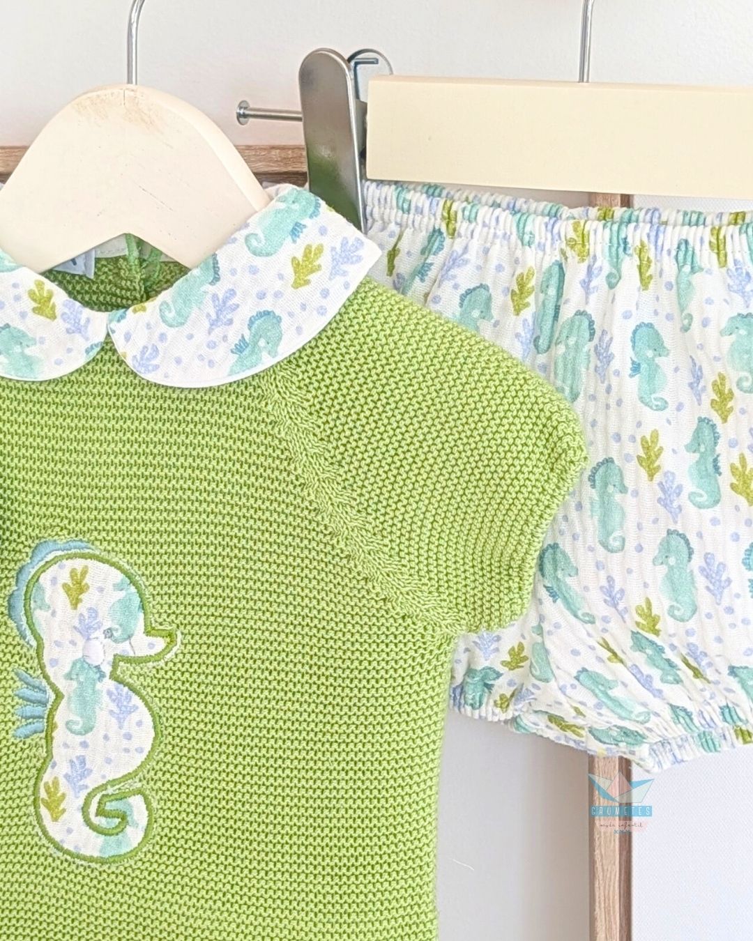 Conjunto Bebé Mar Caballito Verde Lima 🍋‍🟩 Colección Lima - Juliana