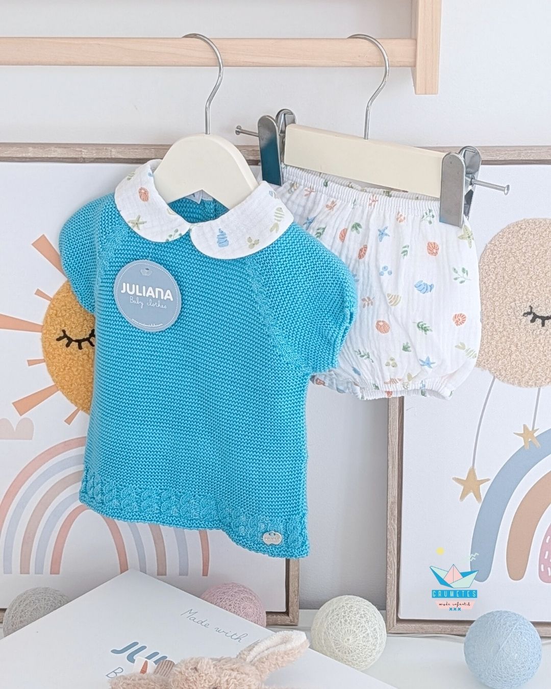 Conjunto Bebé Mar Turquesa 🍈 Colección Melón - Juliana