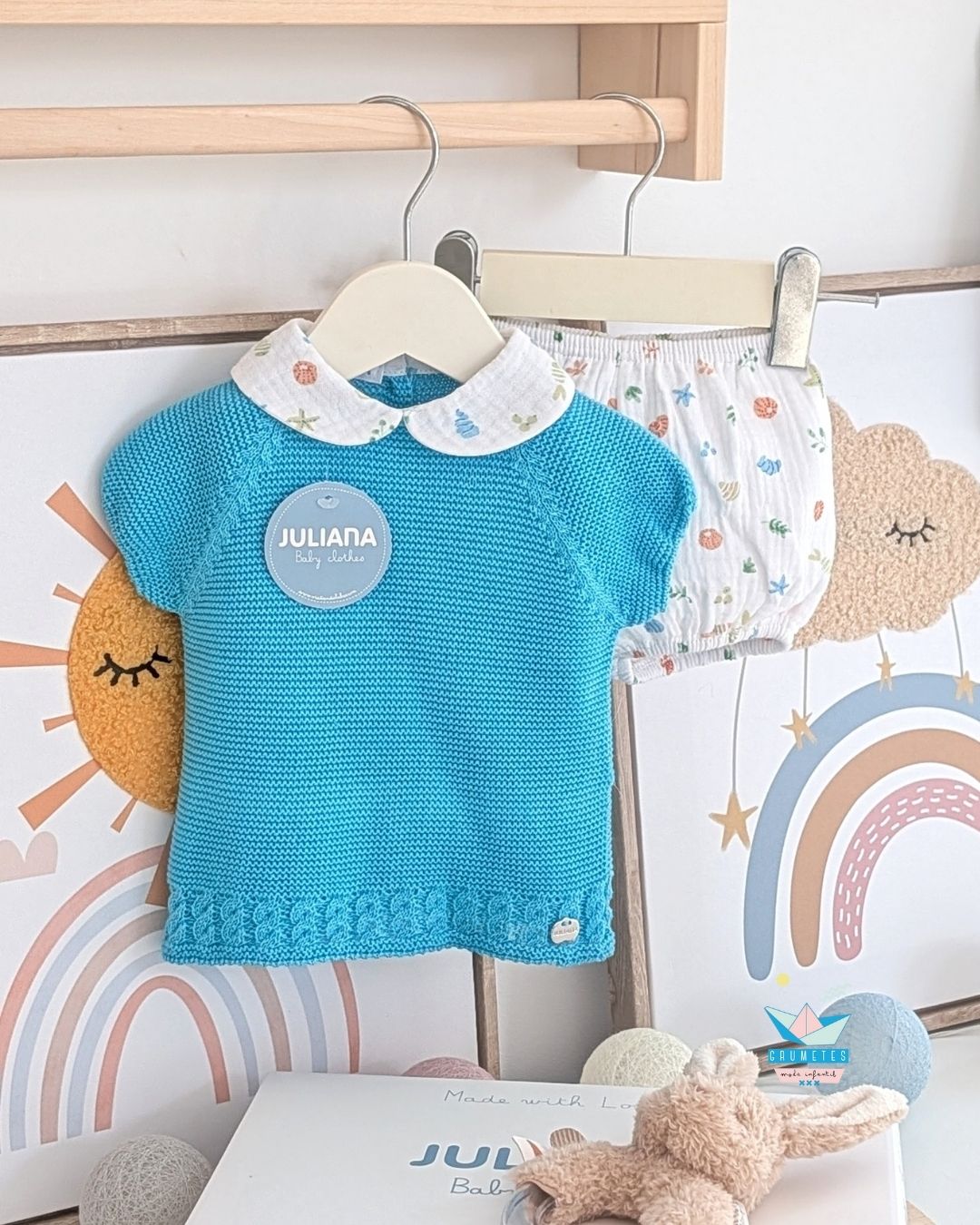Conjunto Bebé Mar Turquesa 🍈 Colección Melón - Juliana