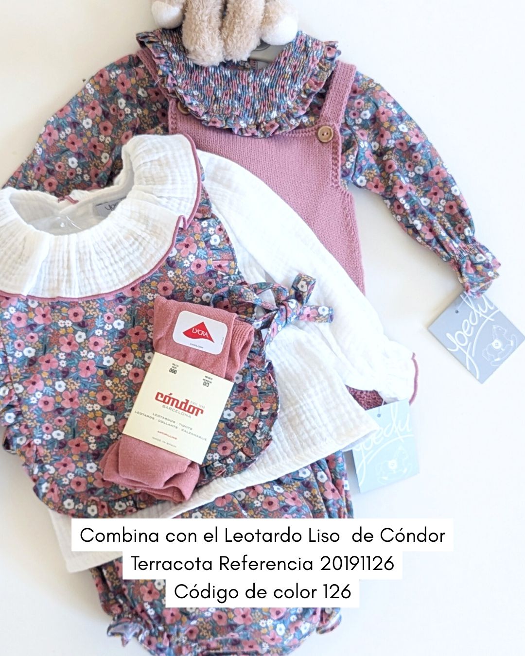 Conjunto Bebé Niña Familia Cachemira 2228INV-25 - Yoedu