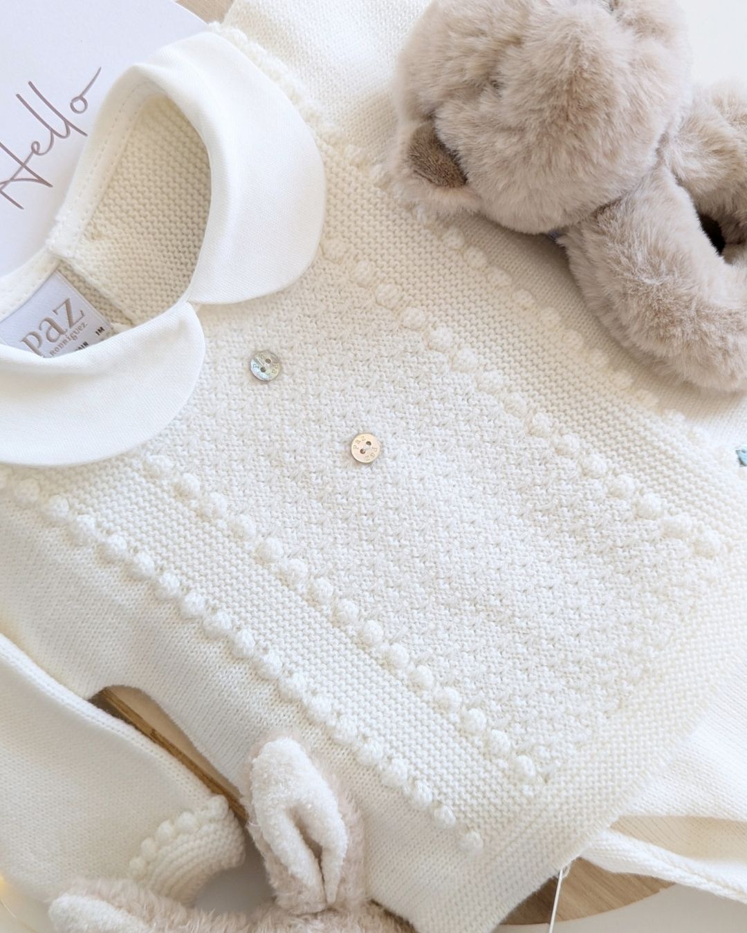 Conjunto Bebe Polaina Cuello Bebé Paz OI 25-26 - Paz Rodriguez