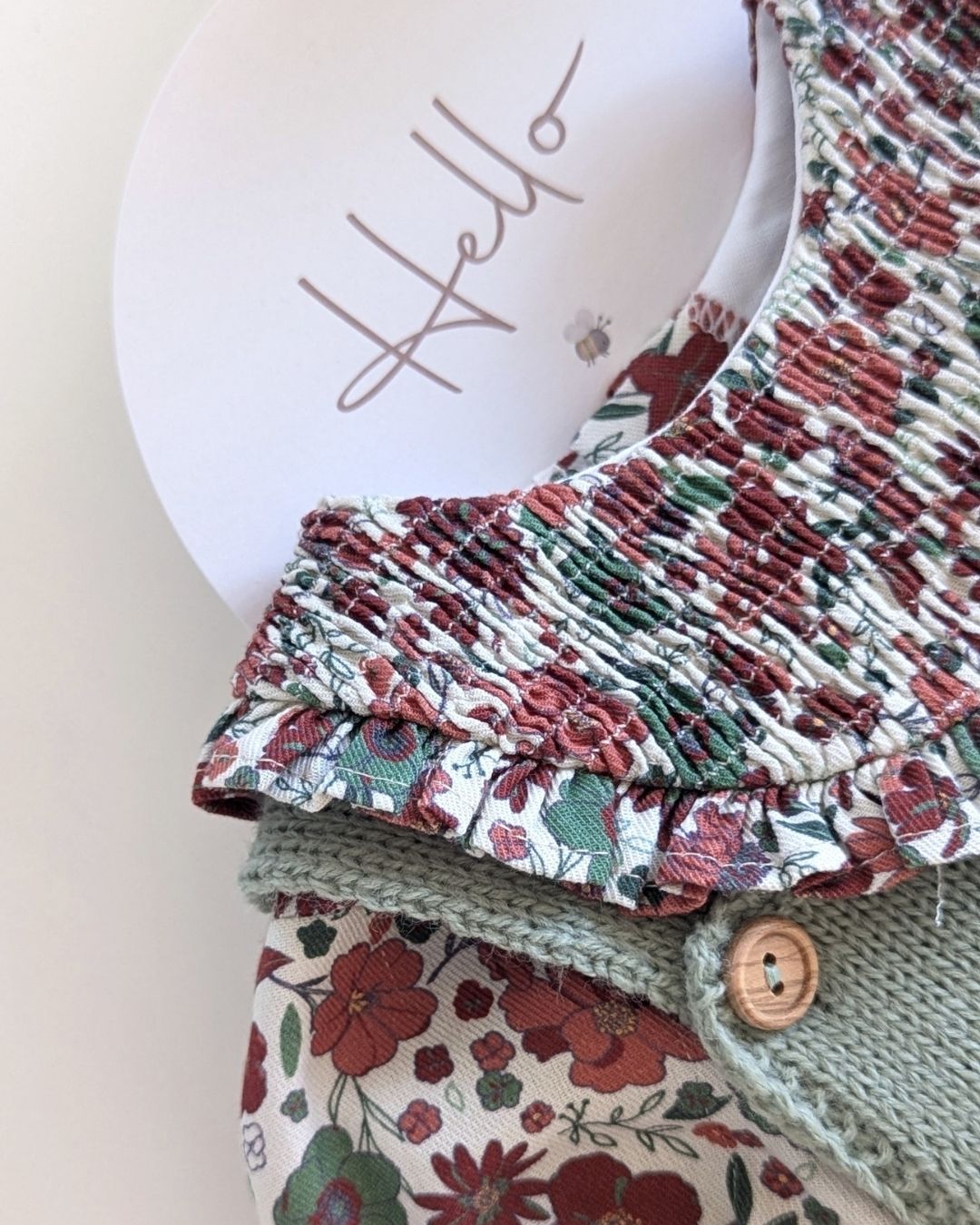 Conjunto Bebé Ranita Familia Cretona - Yoedu