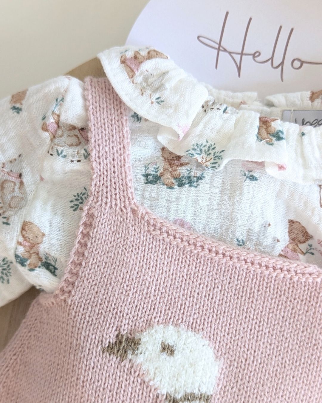 Conjunto Bebé Ranita Familia Muselina - Yoedu