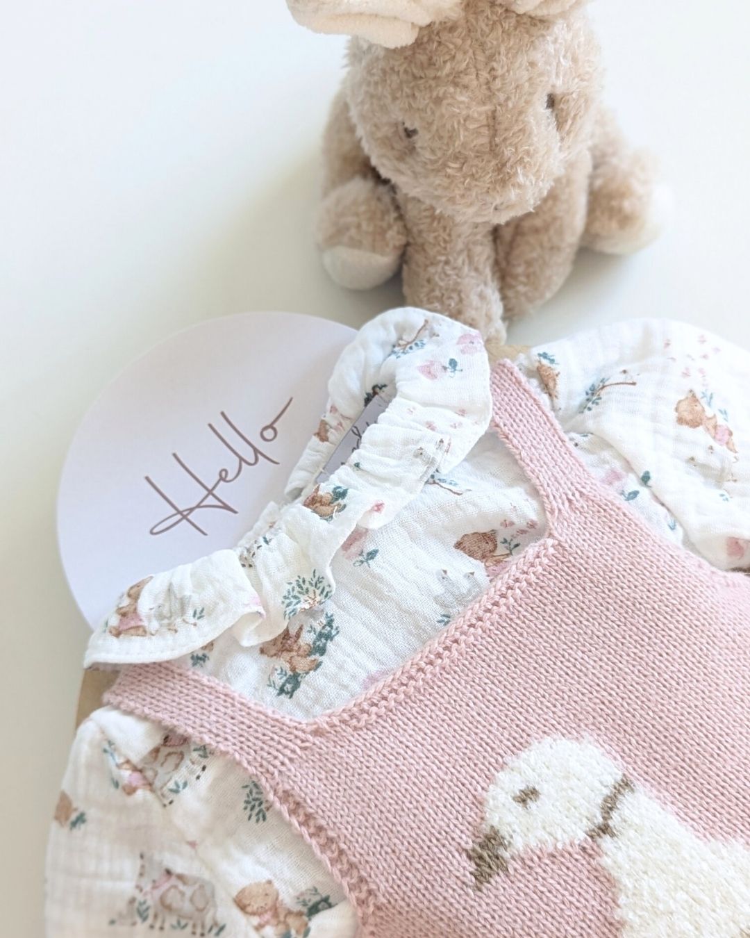 Conjunto Bebé Ranita Familia Muselina - Yoedu