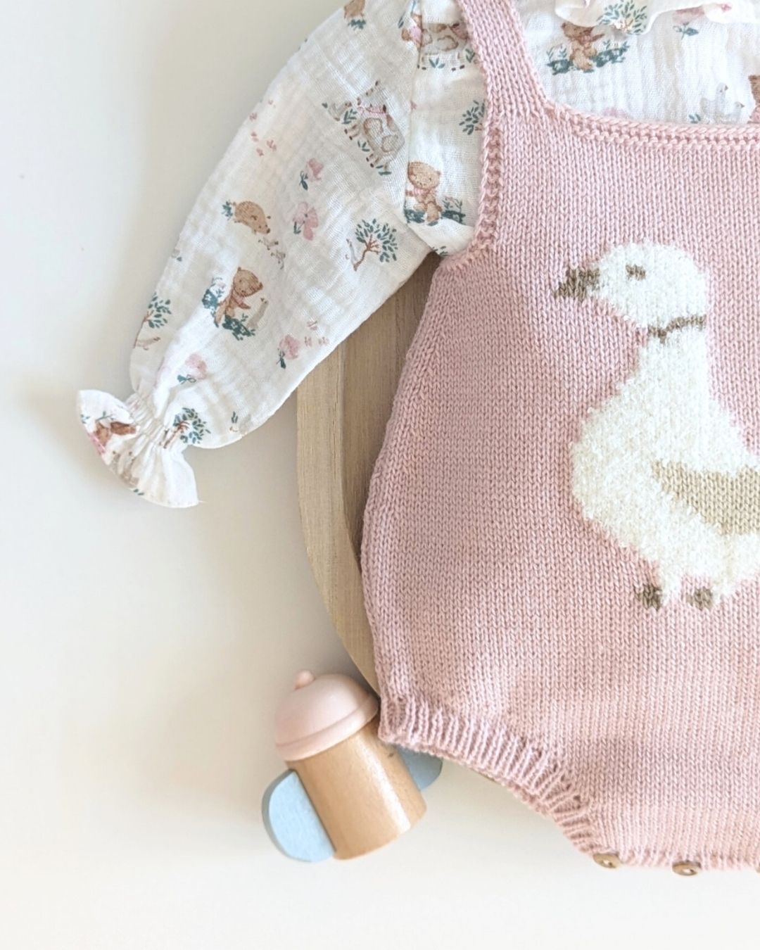 Conjunto Bebé Ranita Familia Muselina - Yoedu