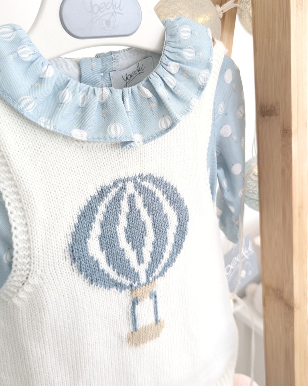 Conjunto Bebé Ranita Familia Tul Celeste Empolvado 1022INV-25 - Yoedu