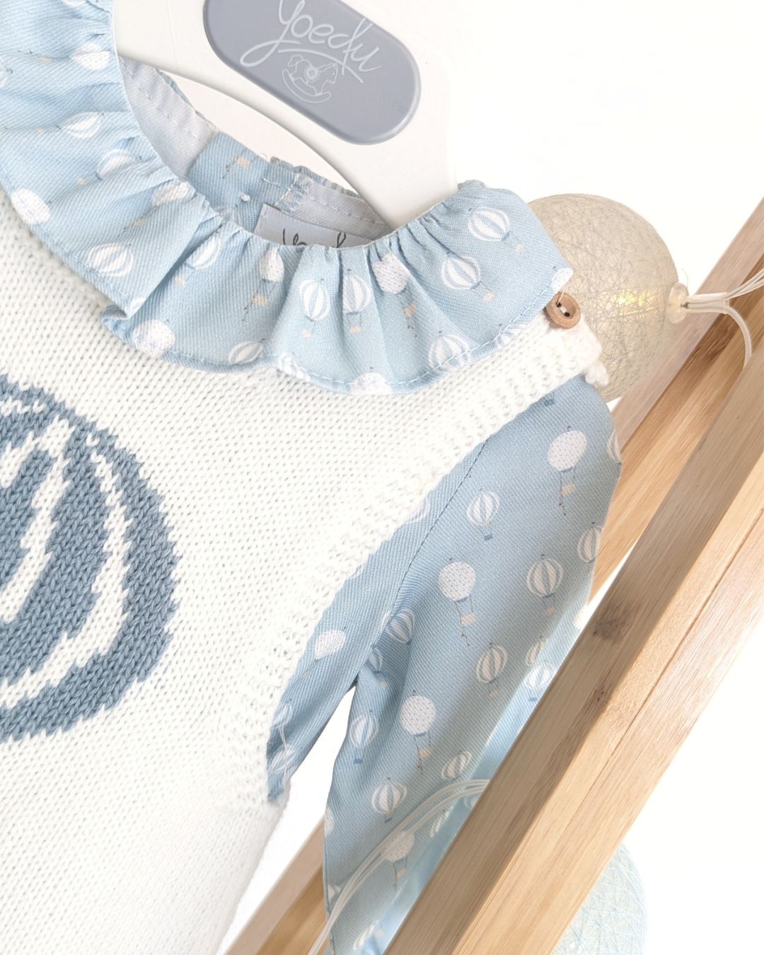 Conjunto Bebé Ranita Familia Tul Celeste Empolvado 1022INV-25 - Yoedu