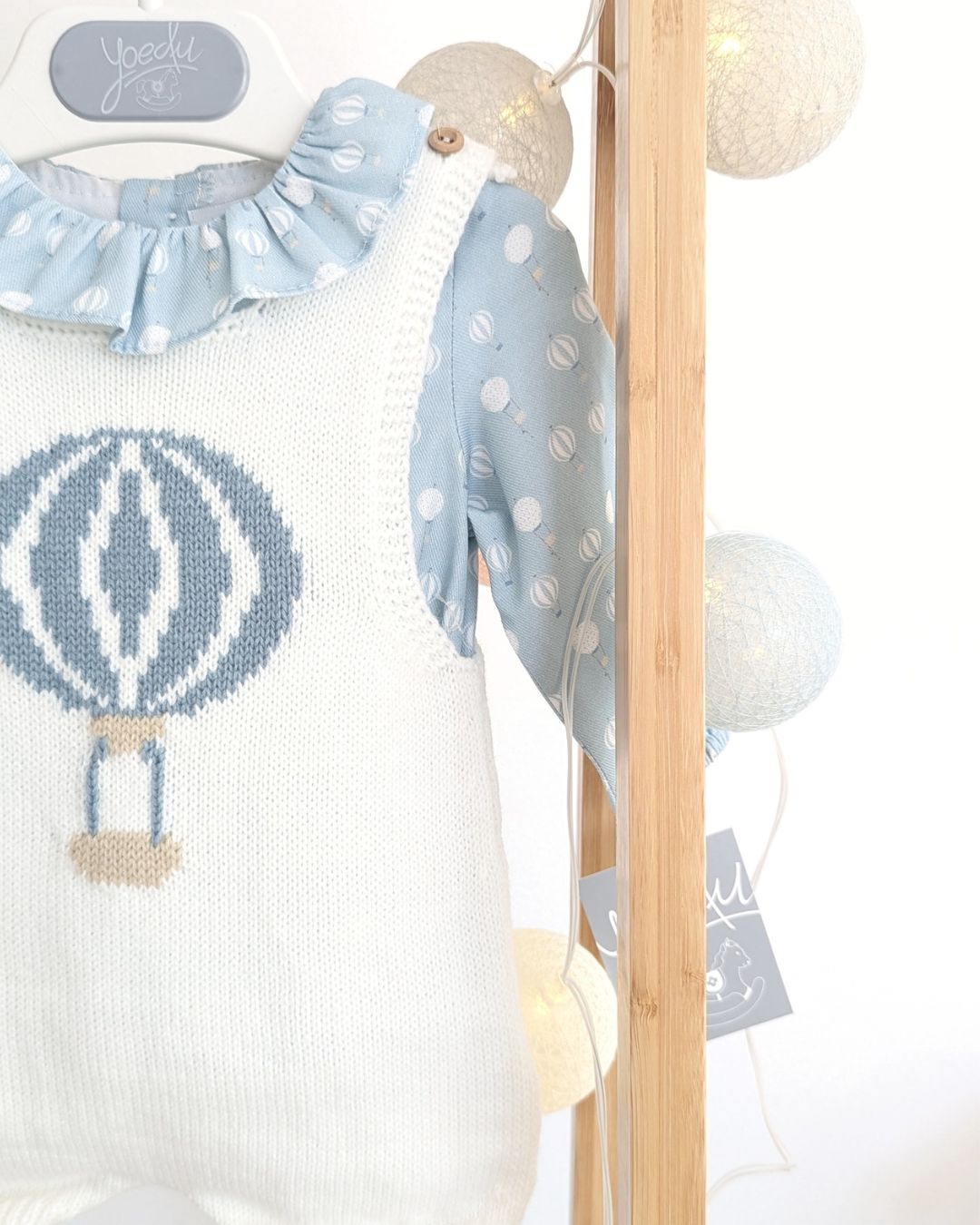 Conjunto Bebé Ranita Familia Tul Celeste Empolvado 1022INV-25 - Yoedu