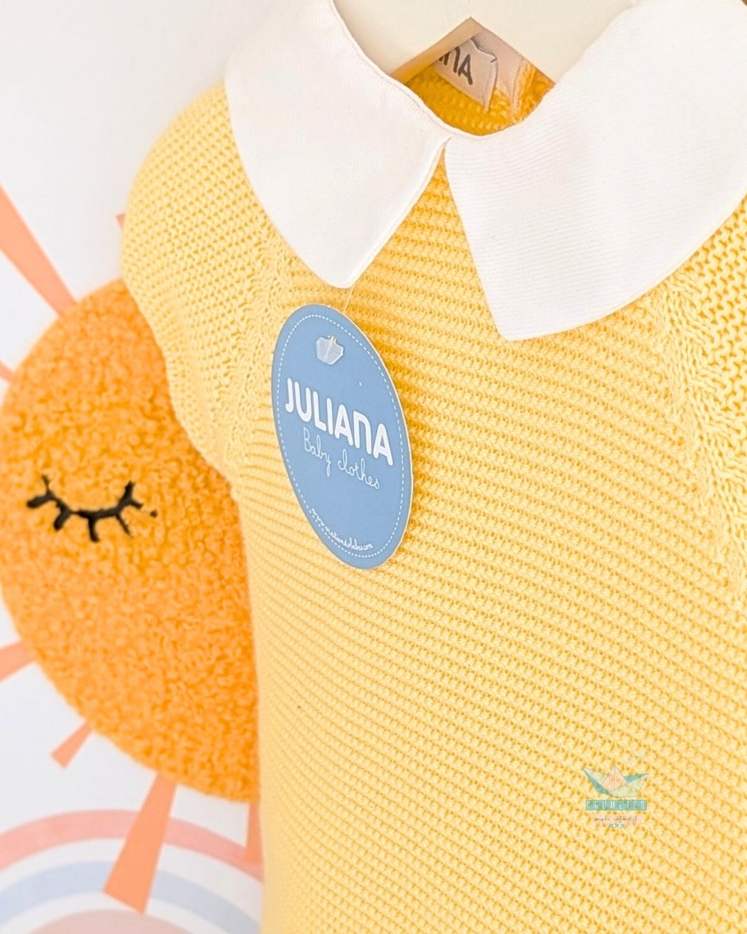 Conjunto Bebé Rayas Amarillo 🍋 Colección Limón - Juliana