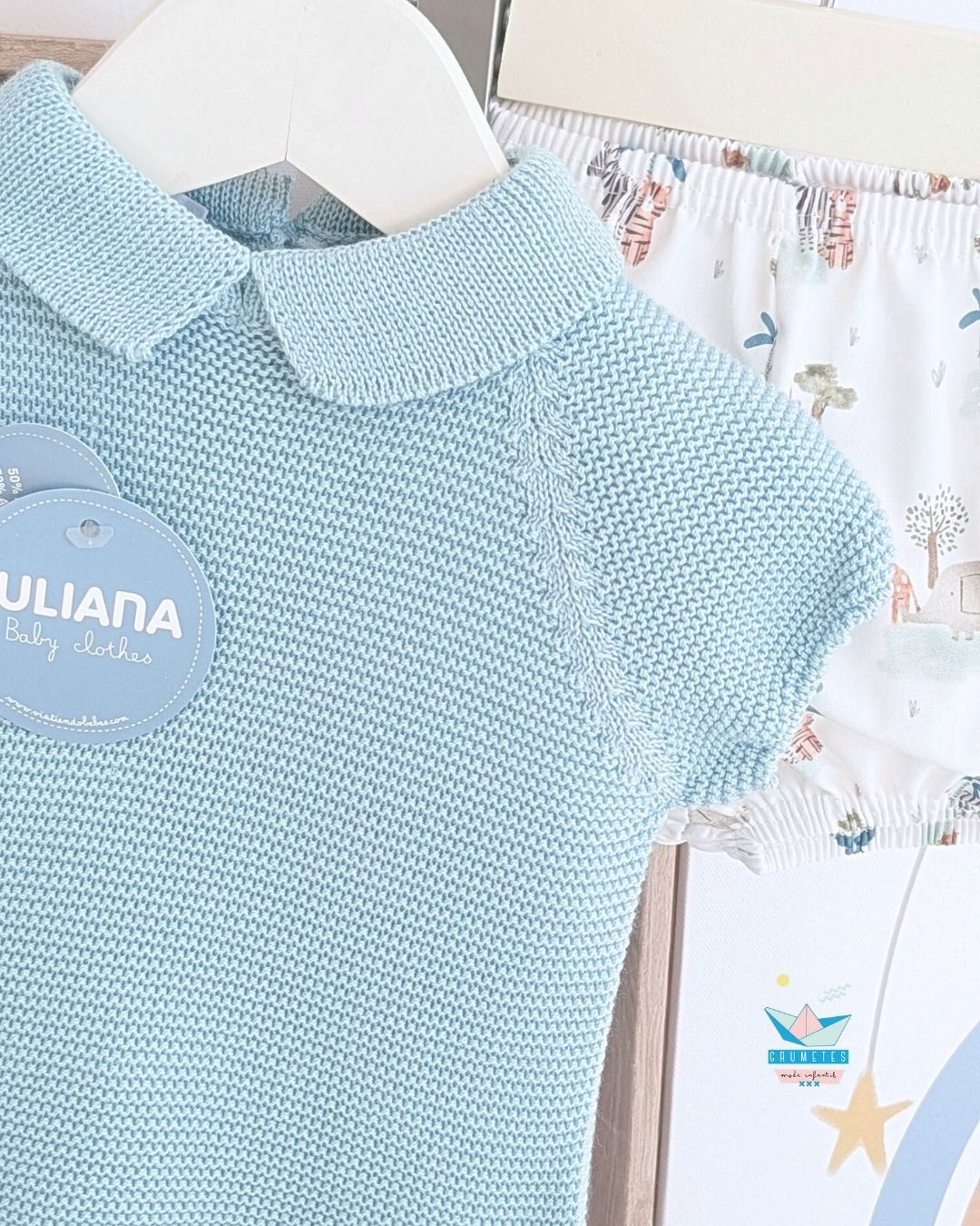 Conjunto Bebé Selva Verde Agua 🥥 Colección Coco - Juliana