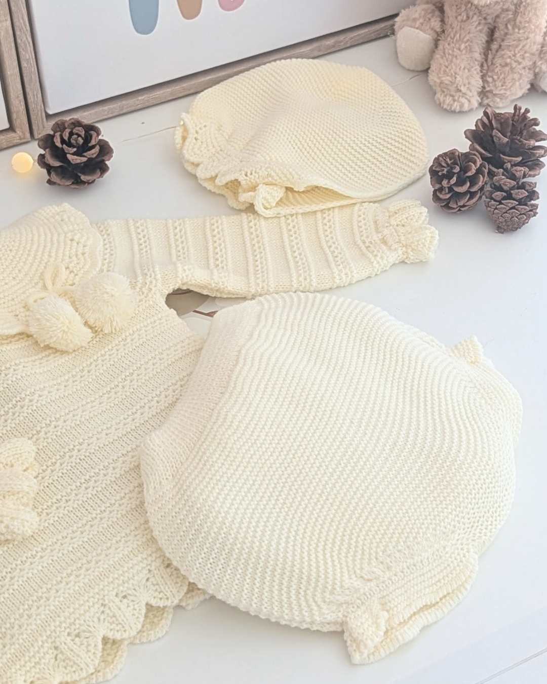 Conjunto Braguita Vastas Amarillo - Colección Alba Juliana
