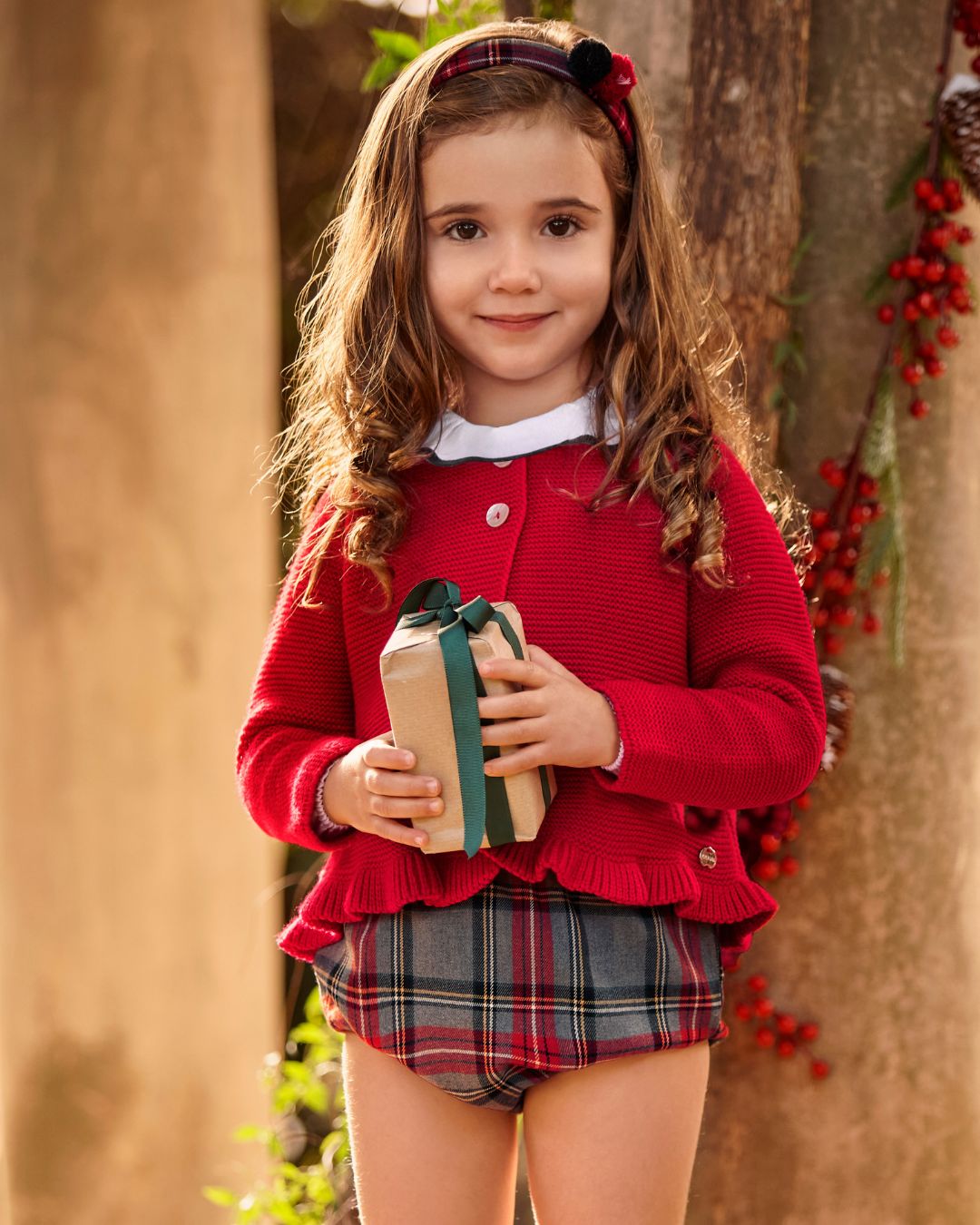 Conjunto Braguita y Chaqueta Rojo 25685 - Colección Melodía de Juliana